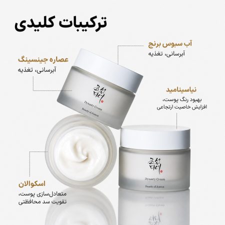 کرم مرطوب کننده ضد چروک بیوتی آف جوسان 12 ترکیبات کرم بیوتی آف جوسان