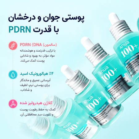 سرم کپسولی هیالورونیک اسید و PDRN آنوا - Image 9