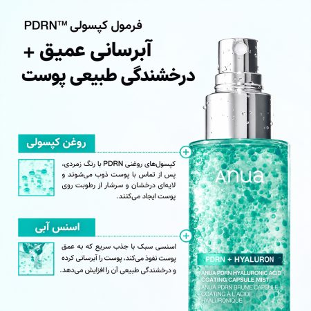 اسپری سرم آبرسان PDRN و کلاژن آنوا 31 anua sprya