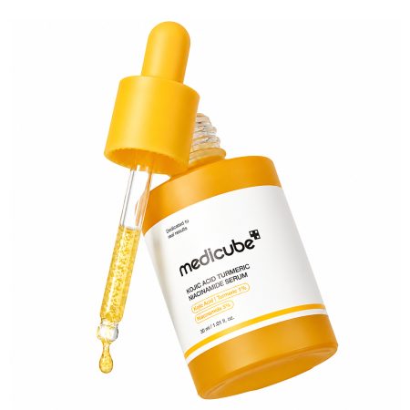 سرم روشن کننده و ضد لک کوجیک اسید مدی کیوب 10 Medicube Kojic Acid Turmeric Niacinamide Serum 30ml 1