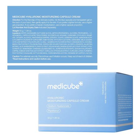 کرم کپسولی هیالورونیک اسید مدی کیوب آبرسان و مرطوب کننده عمقی پوست Medicube Hyaluronic Acid Capsule