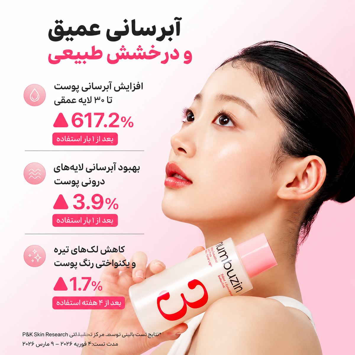 تونر میلکی لایت بیفیدا و باکوچیول شماره ۳ نامبوزین 6 نتیجه استفاده از تونر میلکی لایت بیفیدا و باکوچیول شماره ۳ نامبوزین