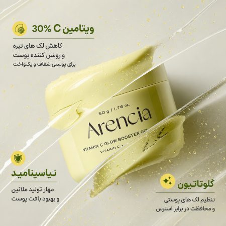 arencia vitamin c glow booster gel cream ingredients