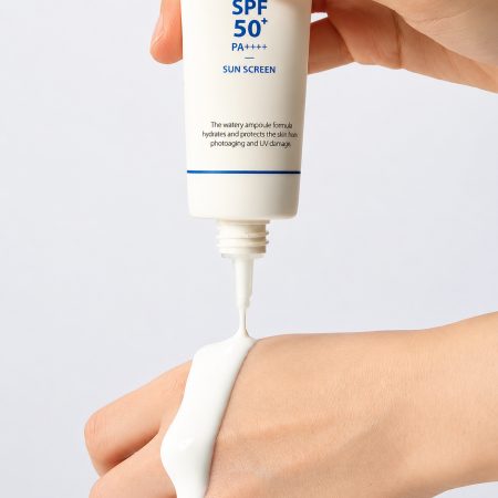 dalba water barrier anti sun aging ampoule swatch