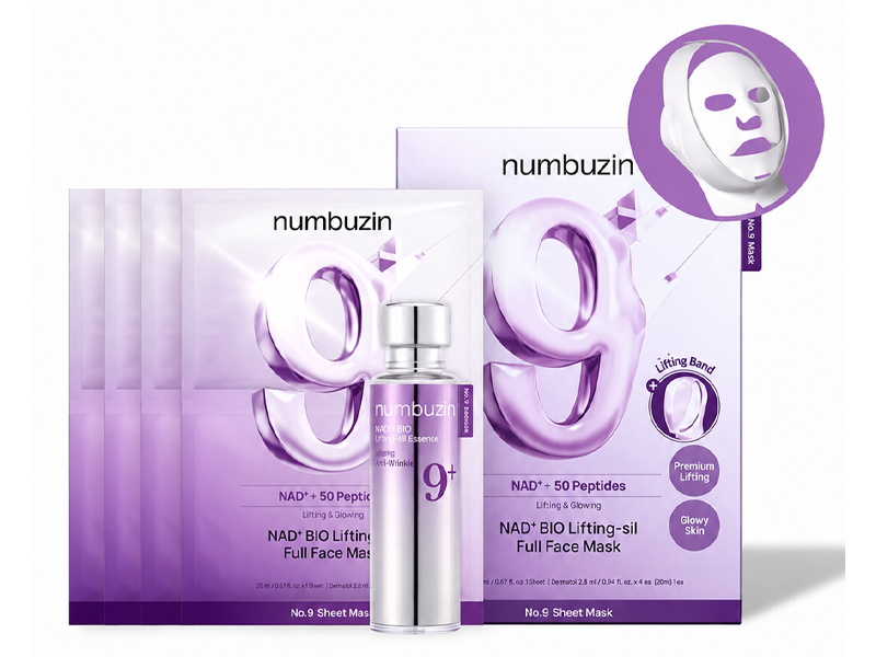 معرفی ست اسنس و ماسک لیفتینگ +NAD نامبوزین شماره 9