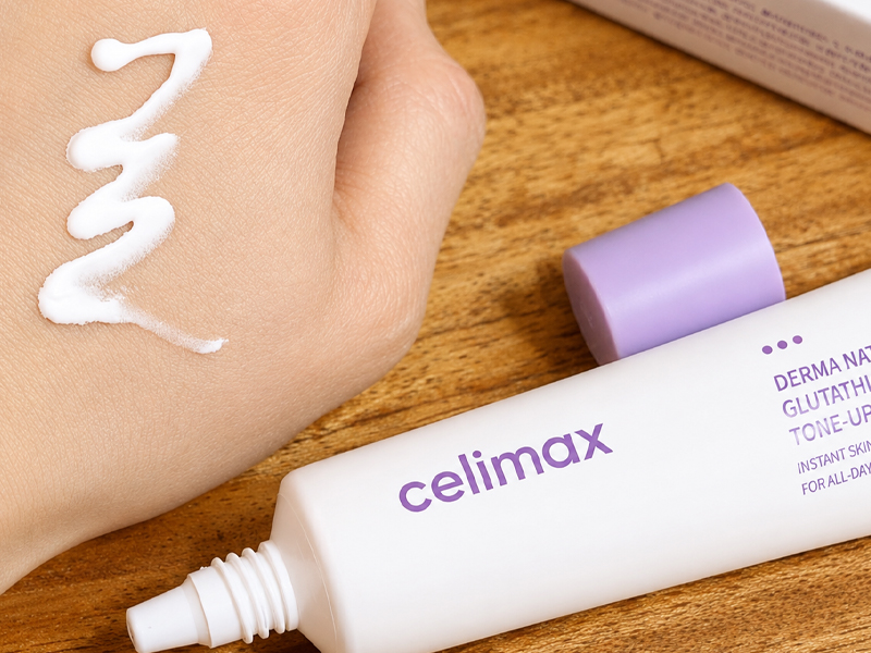 celimax tone up cream texture 1